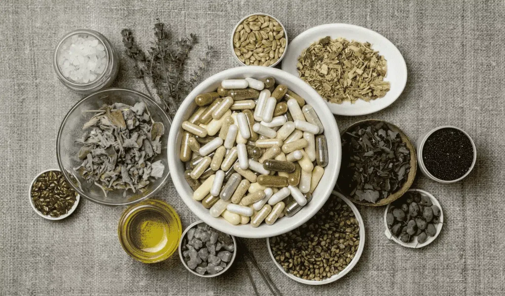 Suppléments personnalisés par Mode de vie Cleanergy pour un corps en pleine forme - Nous travaillons avec vous pour élaborer un plan de suppléments adapté à vos objectifs de santé, à votre style de vie et à vos besoins nutritionnels uniques. En utilisant les dernières connaissances en nutrition, nous vous aidons à améliorer votre santé et votre forme physique de manière sûre et efficace.